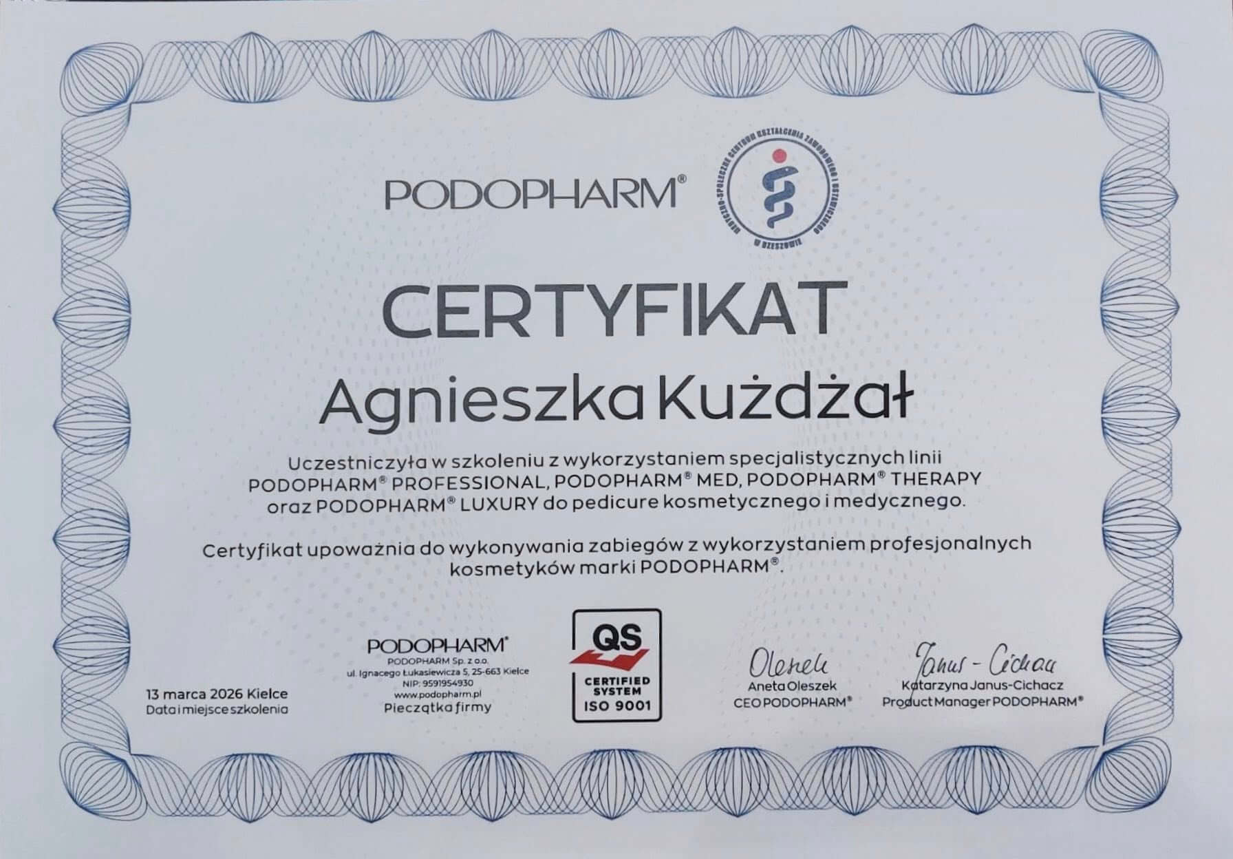 Szkolenie PODOPHARM
